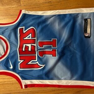 Nike Blue and Red Nets Jersey